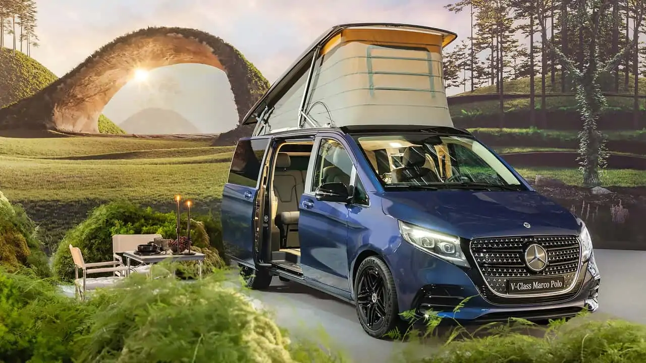 Thermoschutz aussen Schlaf- Aufstelldach Mercedes V Klasse w447 Marco Polo - immagine 1
