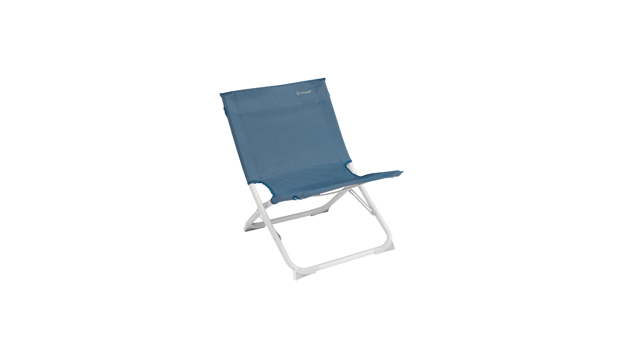 Sauntons Sunburst Campingstuhl blau – niedriger, leichter Klappstuhl für Camping, Strand und Garten