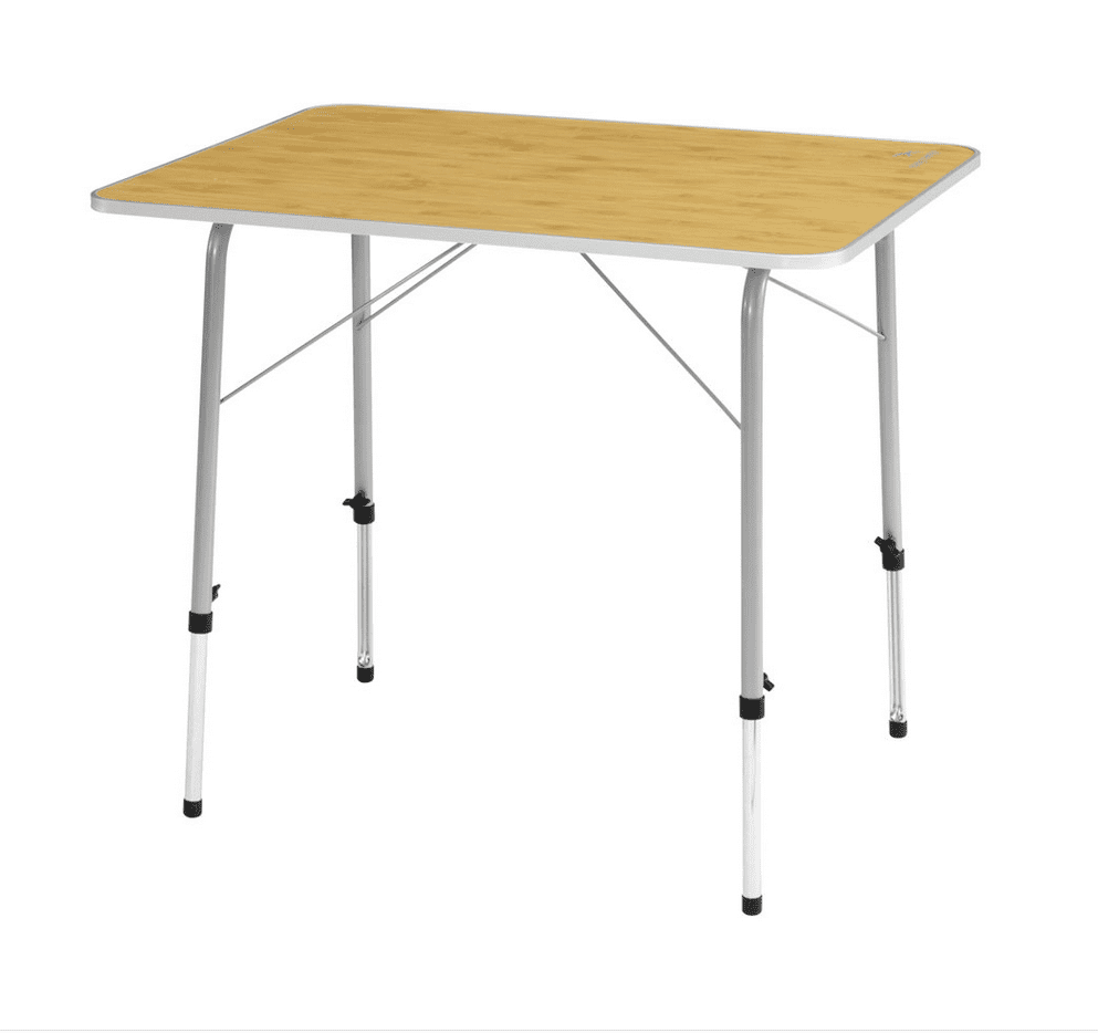 Tavolo da campeggio Easy Camp Menton L, regolabile in altezza per uso in campeggio all'aperto