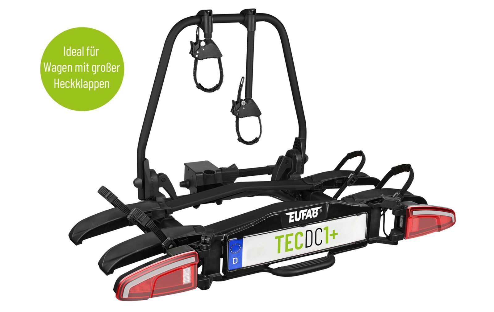 EUFAB Fahrradträger TECDC1+ – Premium-Fahrradträger für E-Bikes, Vans & große Heckklappen – Bild 1