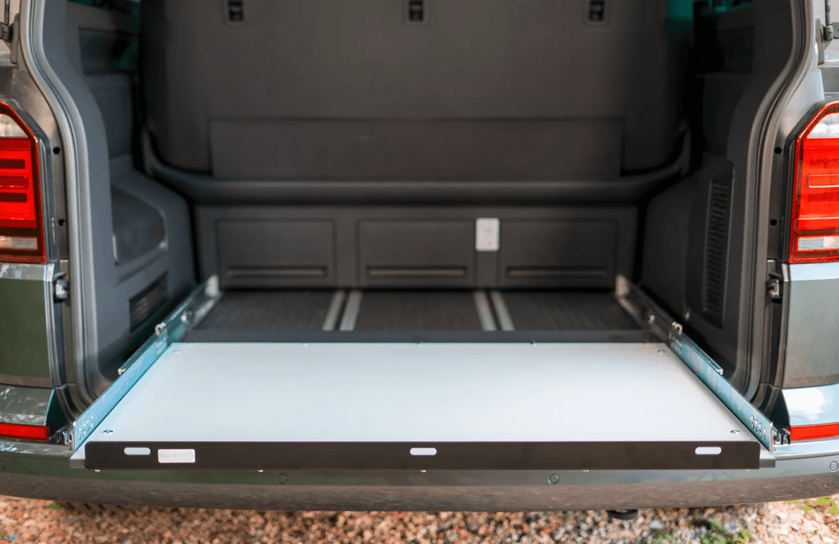 BusBoxx heckBOXX flex Heckauszug VW T6 Multivan