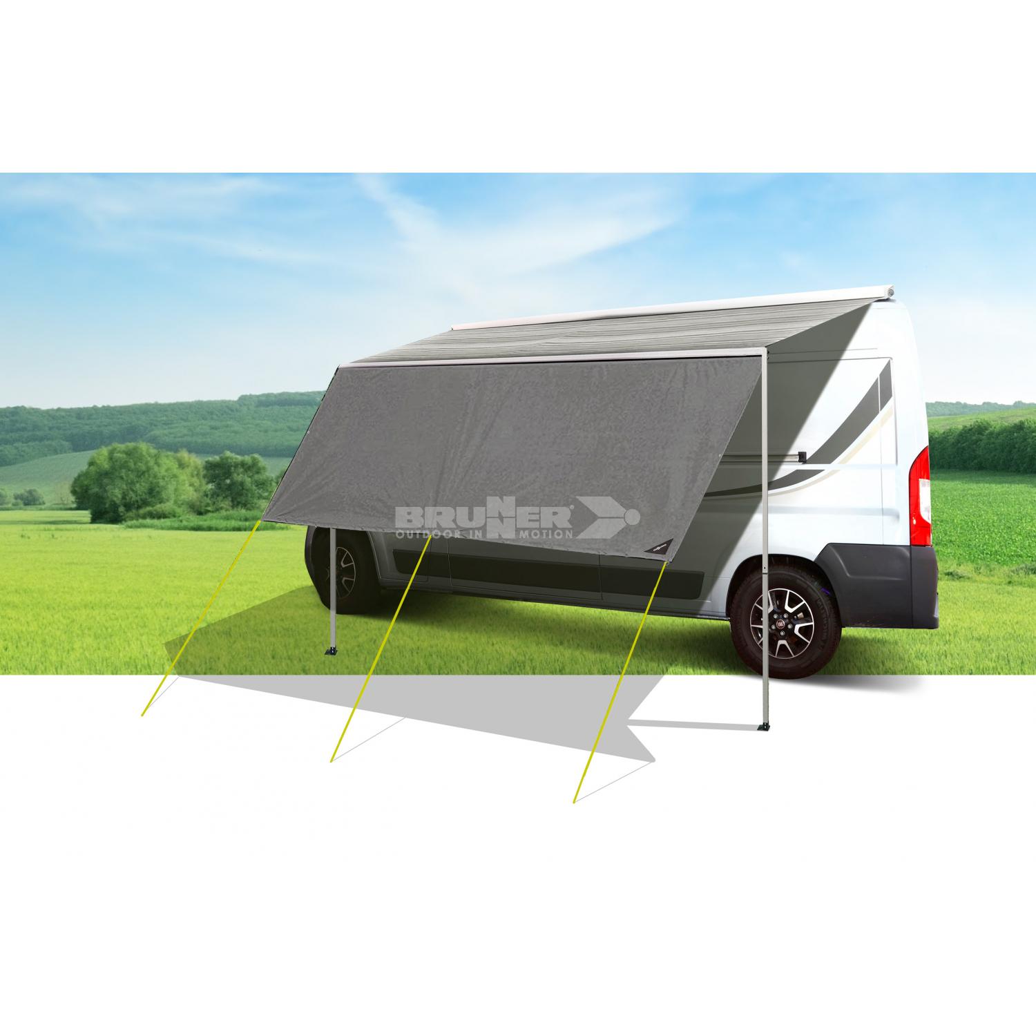 Tendalino parasole per camper, resistente ai raggi UV, 390x190 cm Tendalino parasole per roulotte con attacco keder