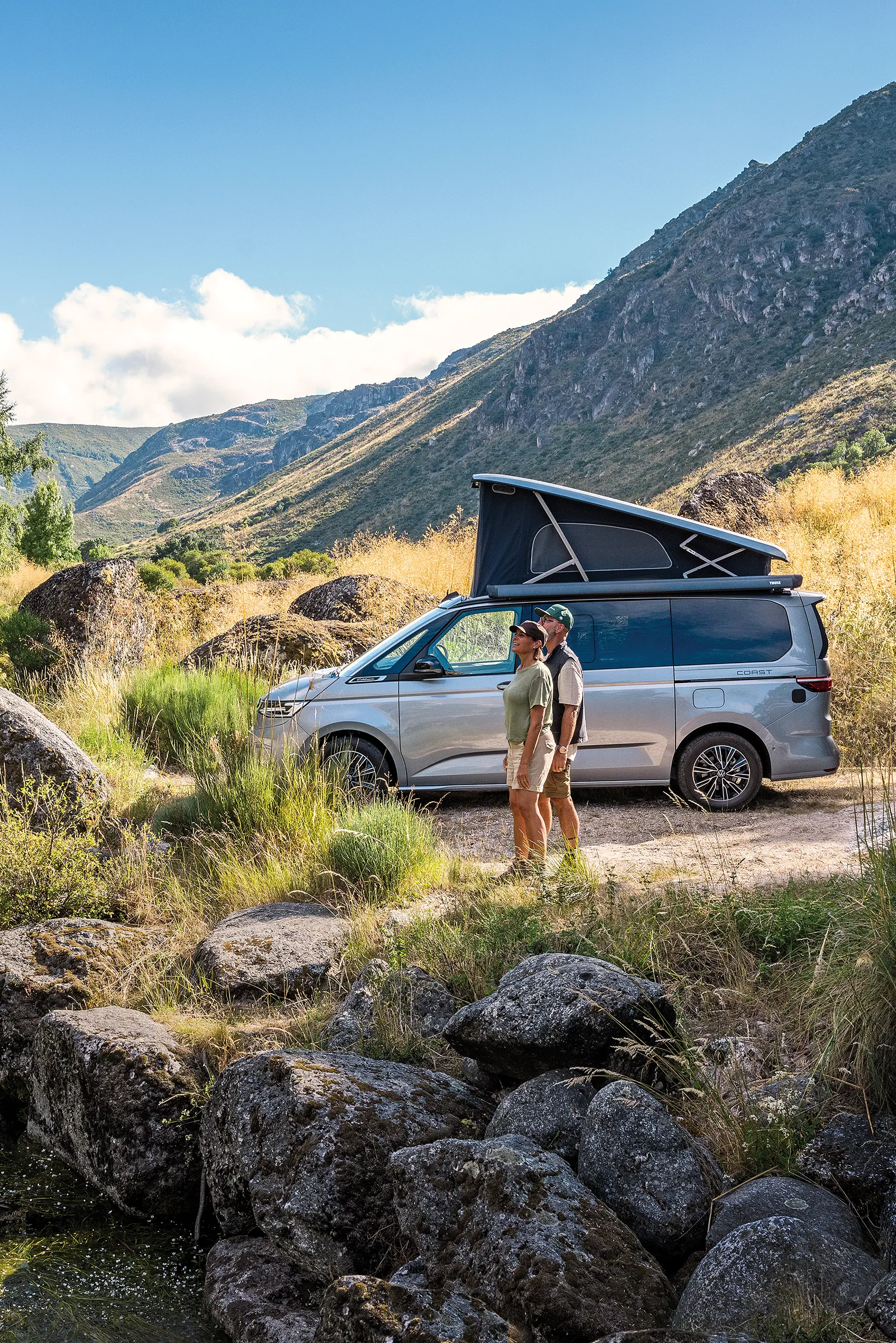 Thermoschutz  aussen Schlaf- Aufstelldach VW T7 Beach / Ocean manuelles und elektrisches Dach - immagine 1