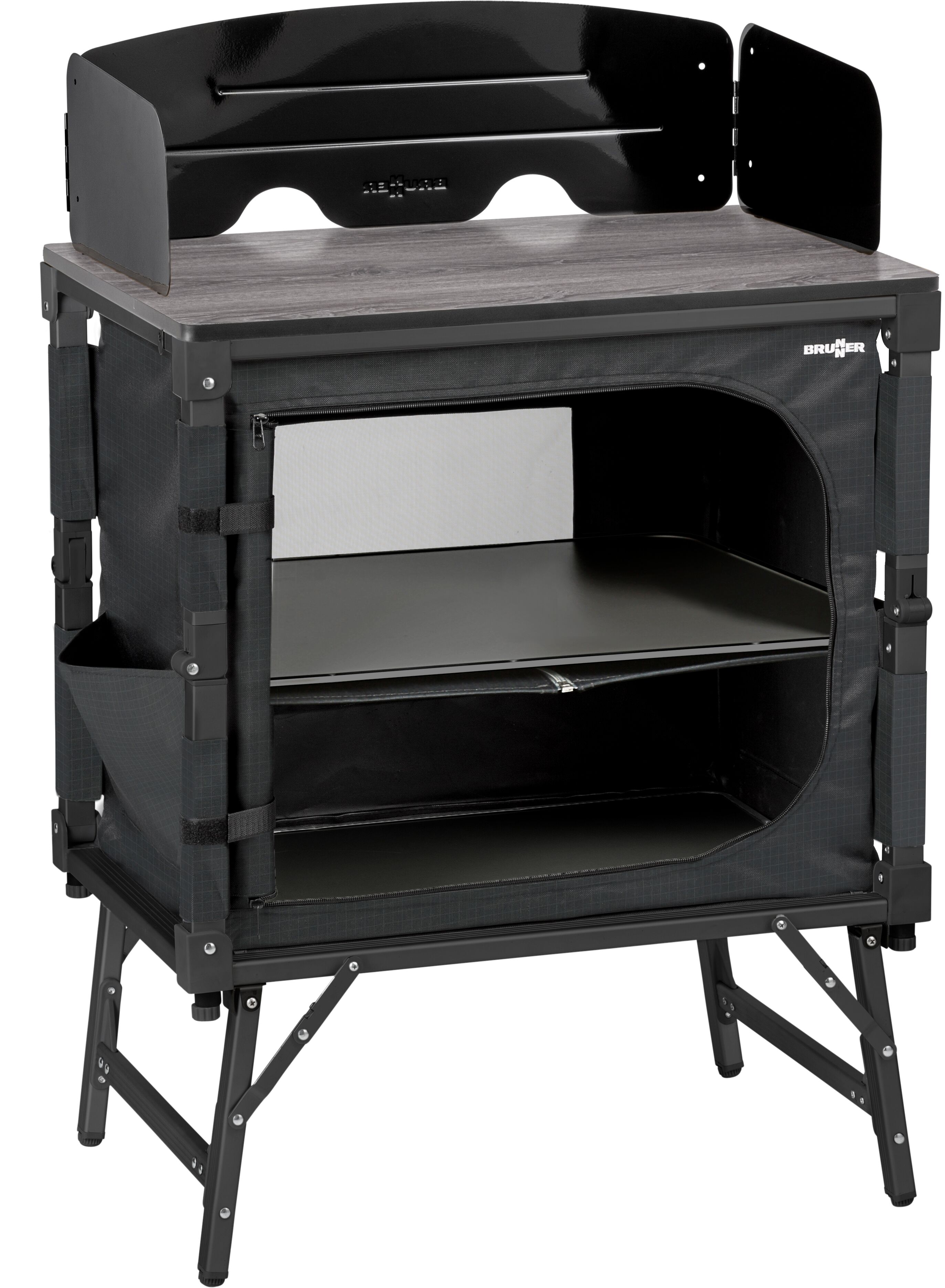 0422092N_1 brunner elútop compack cube campingküche grau