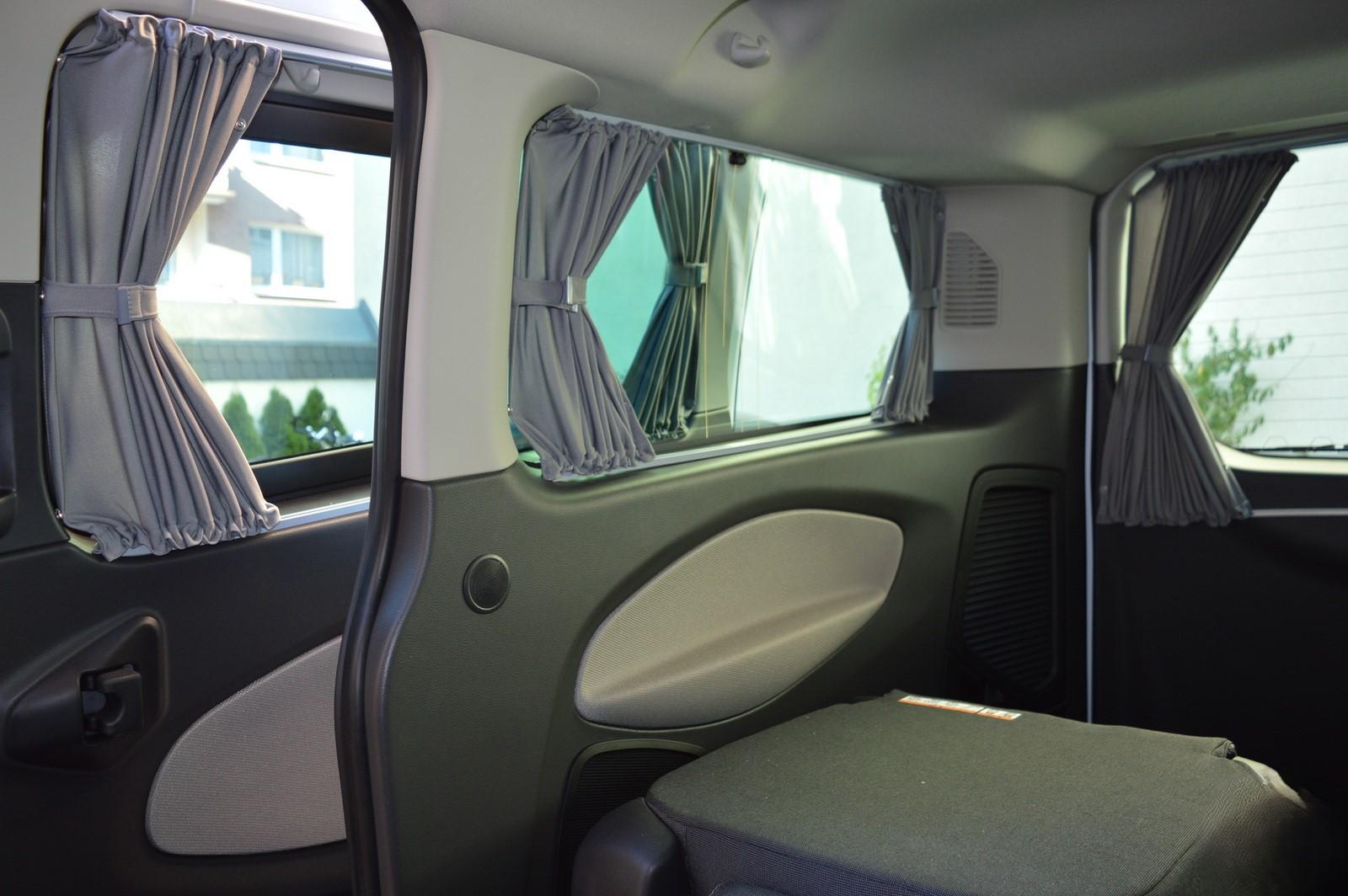 Set tendine completo per Ford Transit Kombi Custom per tutte le 5 finestre, passo corto e passo lungo – Bild 1