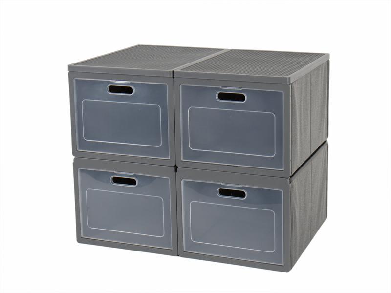 Universelle Faltbox mit 2, 3 oder 4 Staufächern - immagine 1
