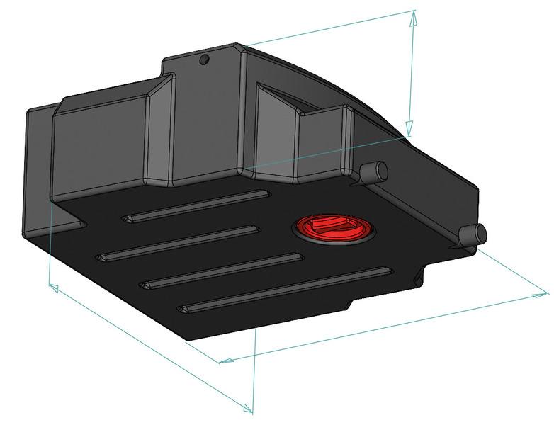 Unterflur Abwassertank 90l - Ford Transit Van ab 2015 – Bild 1