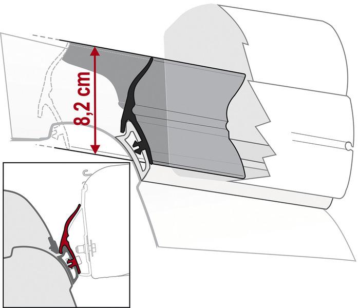 Markisenabdichtung Rain Guard - immagine 1