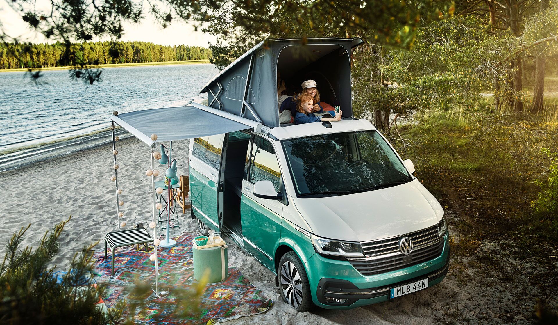 Thermoschutz  aussen Schlaf- Aufstelldach VW Beach/Coast manuelles Dach – Bild 1